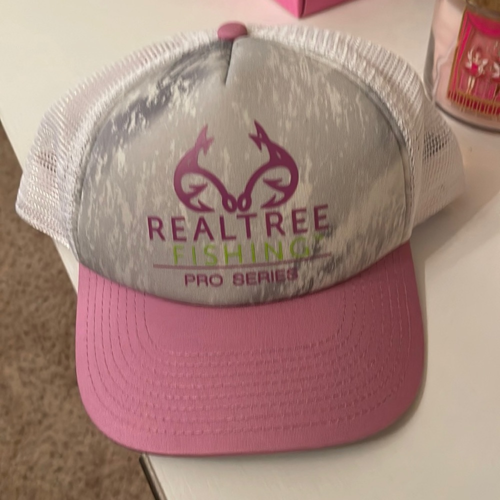 Mens real tree fishing hat